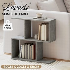 Levede Wood Side Table Narrow