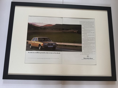 Original framed 1984 w123 - framed,