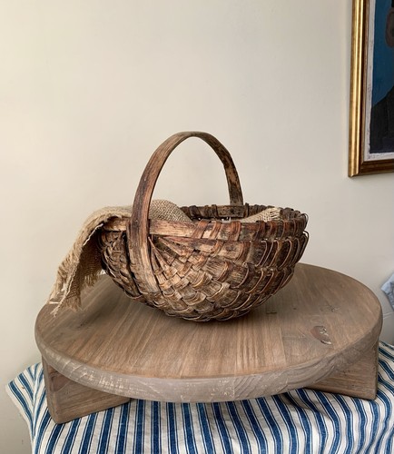 European antique low round - antique,