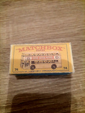 Matchbox Regular Wheels No74 Daimler Bus  - Replica / Copy Box only