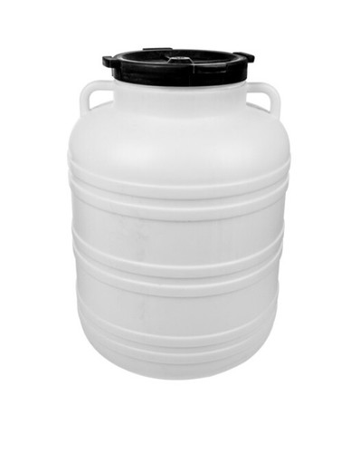 Large 60l plastic barrel with - large,