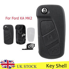 Flip Remote Key Fob Case Replacement 3Button For Ford KA MK2 2008 2009 2010-2016