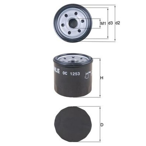 Oil filter for - oil, carry