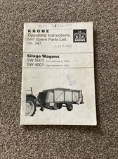 Krone Silage Wagons Operating