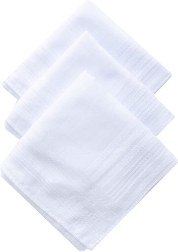 Pcs mens large white - mens, square