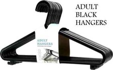 Adult Black Coat Hanger