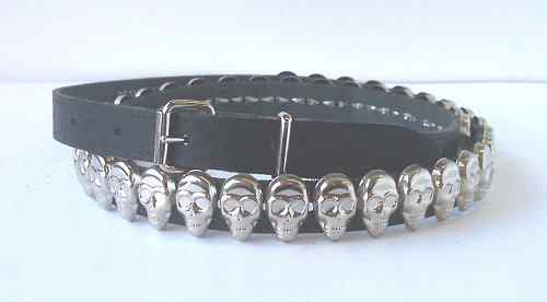 Genuine leather skull - genuine,