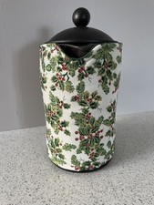 Handmade 800ml Cafetiere Cosy, Cozy,Cover, Christmas,Green