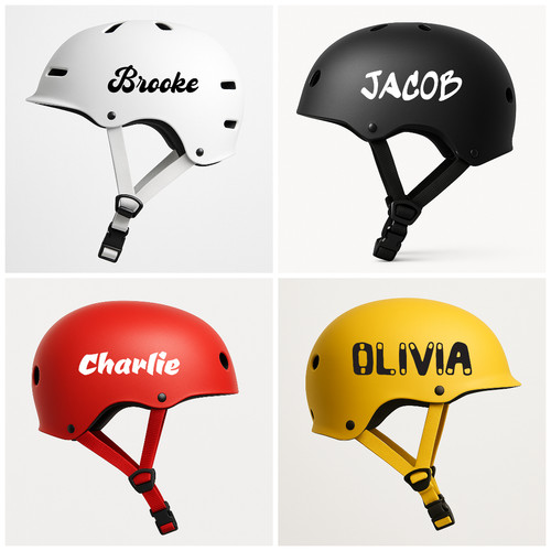 Personalised bike helmet - 2,