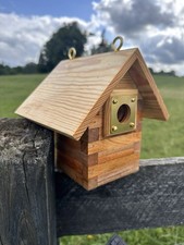 WREN Log Cabin birdhouse North