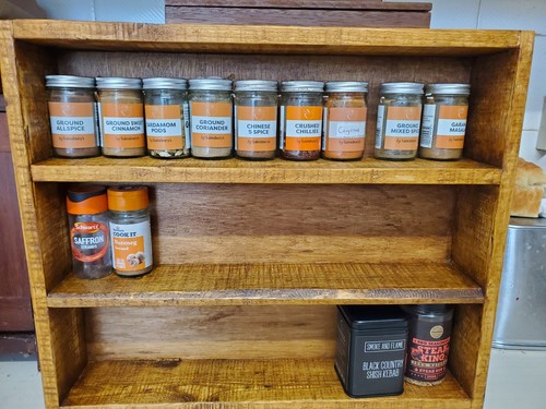 Spice rack rustic - rack,, wooden