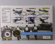 2000 - FDC - Guernsey - Battle