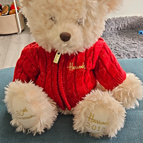 Harrods 2015 plush teddy - harrods,