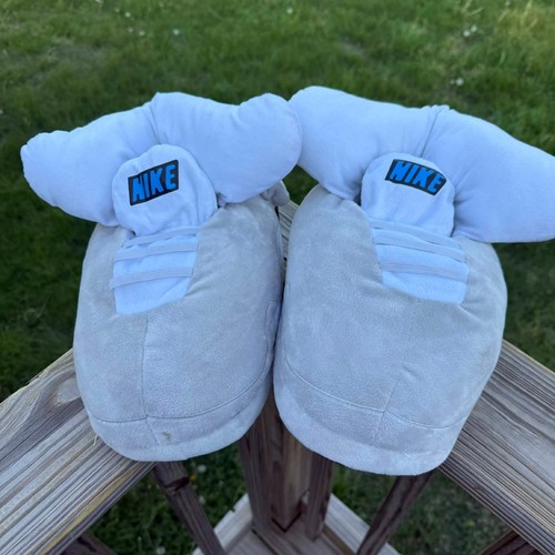 Nike mag plush slippers gray - mag,