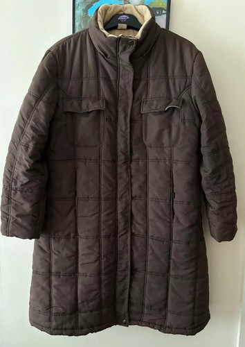 Cotton traders brown quilted - cotton,