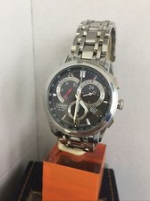 Citizen Calibre 5700 TACHYMETER Black Dial S .Steel Bracelet Watch AT1000-50E