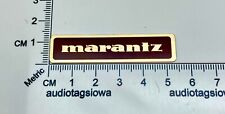 Marantz 8b Amplifier Custom Made Badge Logo Emblem Gold Aluminum 