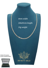 Mens 9ct Gold XP 4mm Curb