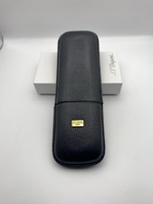 S.T Dupont Cigar Case Black Calf Leather