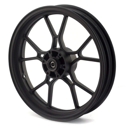 Front black wheel - front, 17