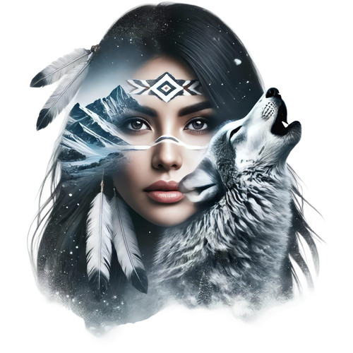 Native indian woman vinyl - indian,