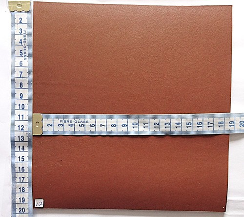 5mm thick saddle - thick, tan