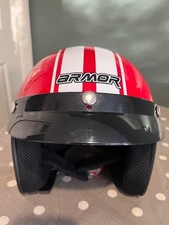 Armor · AV-47 · Open Face Helmet / Jet Pilot Retro Scooter