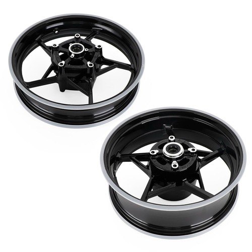 Black front rear wheel - front,