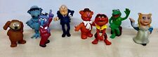 Set of 8 vintage Schleich Muppet action figures inc. Kermit, Sam Eagle & Rowlf