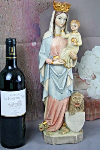 Religious polychrome painted - polychrome,