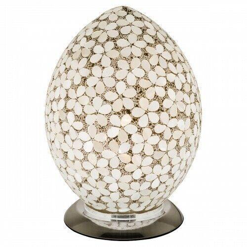 Mosaic glass egg lamp opaque - egg,