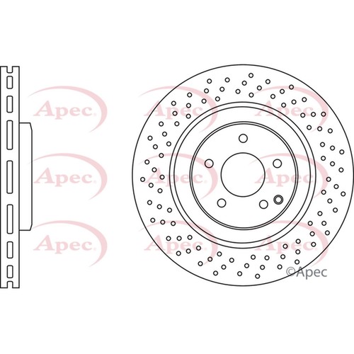 Brake discs vented grooved - discs,