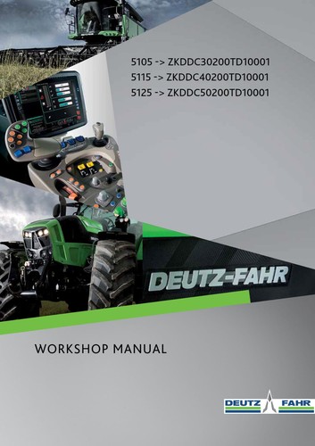 Deutz fahr 5125 workshop - deutz-fahr,