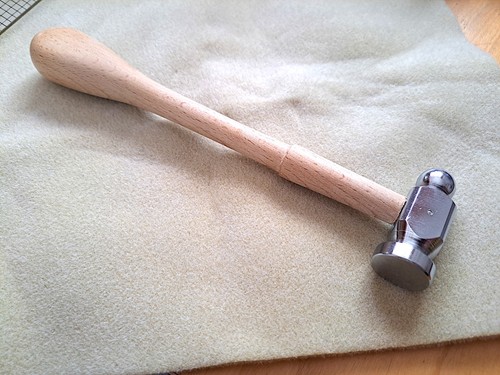 Metal chasing hammer - chasing,