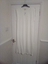 H&M white jersey Maxi Dress