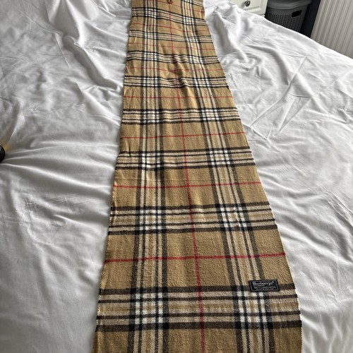 Burberry scarf 100 lambswool - burberry,
