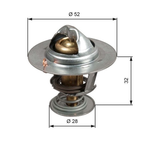 Gates thermostat coolant - thermostat,coolant, upper