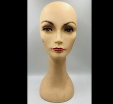 Vtg Wig Mannequin Head Bust