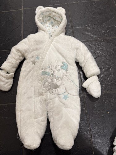 Unisex dumbo baby - snow, suit