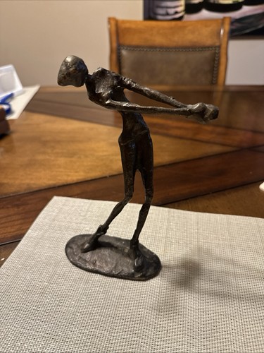 Vintage bronze lady - bronze,
