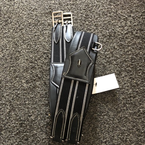 New horka black leather - new, girth