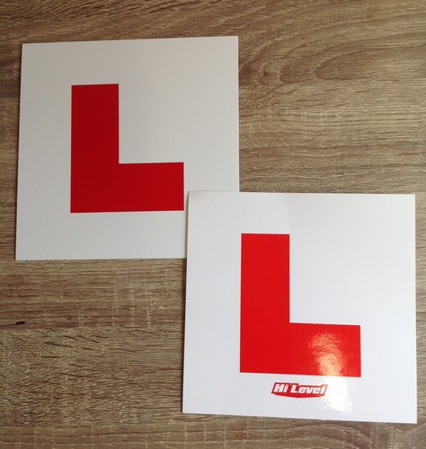 Learner plates for - learner, l