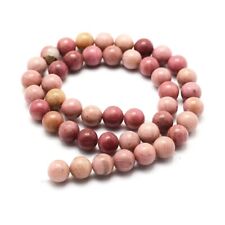 Rhodonite Gemstone Round Beads