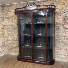 DOUBLE DOOR VICTORIAN DISPLAY CABINET