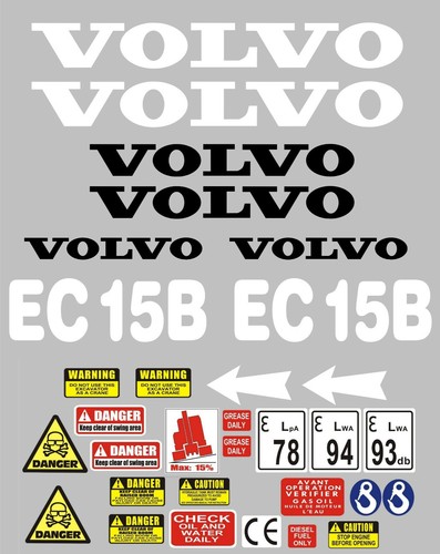 Decal sticker set volvo - decal,