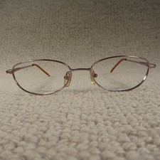 Fellini Glasses Frames 201 Rose Gold Oval Full Frame Eyewear Spectacles