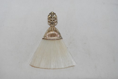 Vintage goldtone clothing hat - clothing,