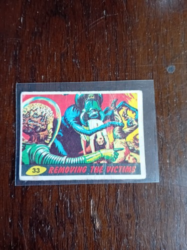 1962 mars attacks trading - mars, card