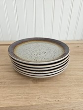 Purbeck pottery Portland side plates x 6 (7")