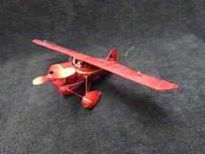 VINTAGE METAL HANGING MODEL AEROPLANE AMELIA EARHEART MODEL PLANE ORNAMENT